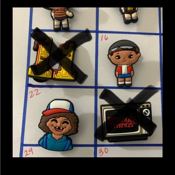 Stranger things shoe charms/Jibbitz. $3 each and up or bundle to save! - Picture 4 of 5